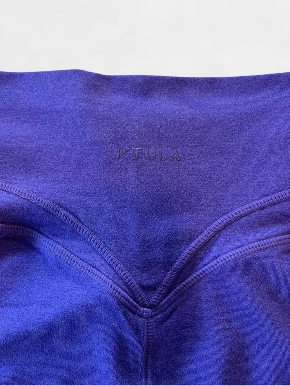 P'tula Deep Purple High-Waist Bike Shorts - Picture 4 of 4